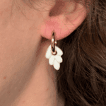 bo petite feuille blanche elegante