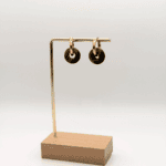 hello so boucle d oreille oeil du tigre donuts lisse