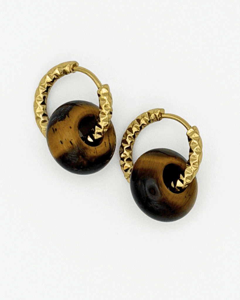 helloso pampille donuts oeil tigre martelee