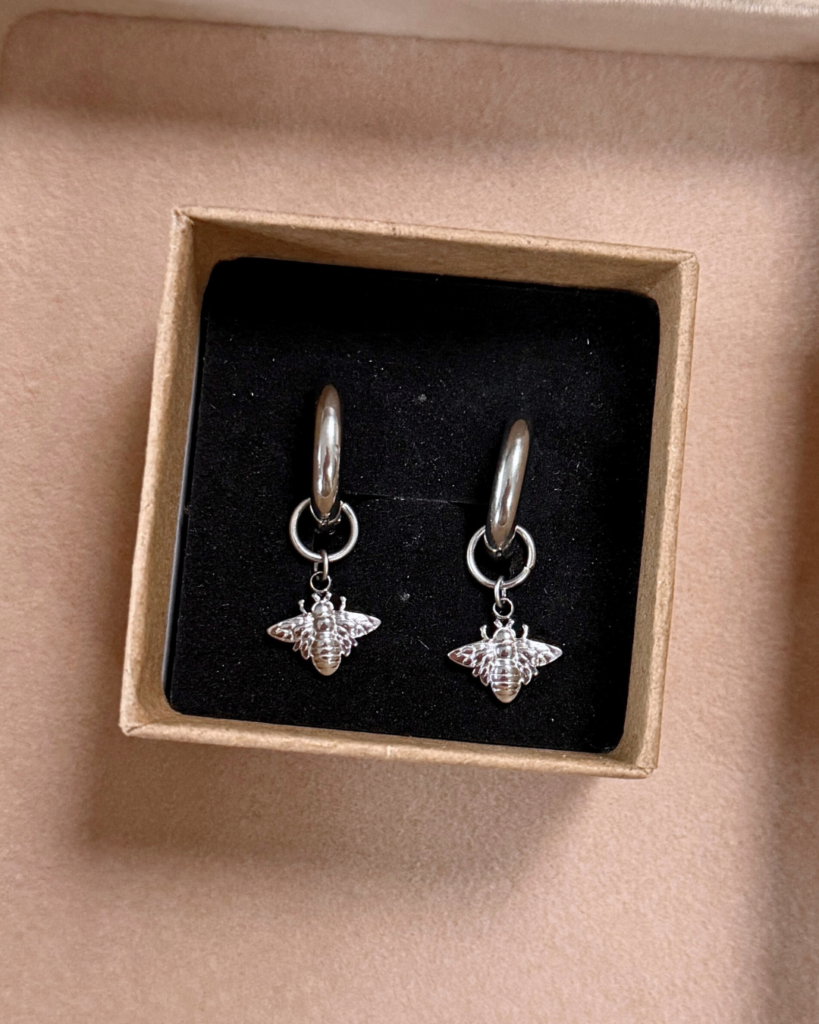 creoles abeilles argent