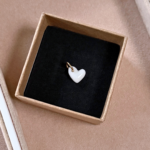 pendentif coeur porcelaine