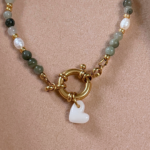 ras de cou pierre fine coeur