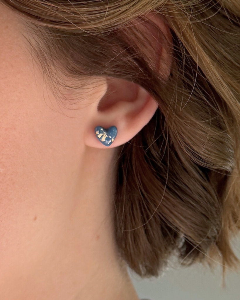 boucle d oreilles coeur de waide dore