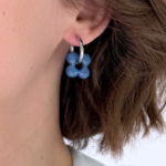 boucle d oreilles creole fleur de waide