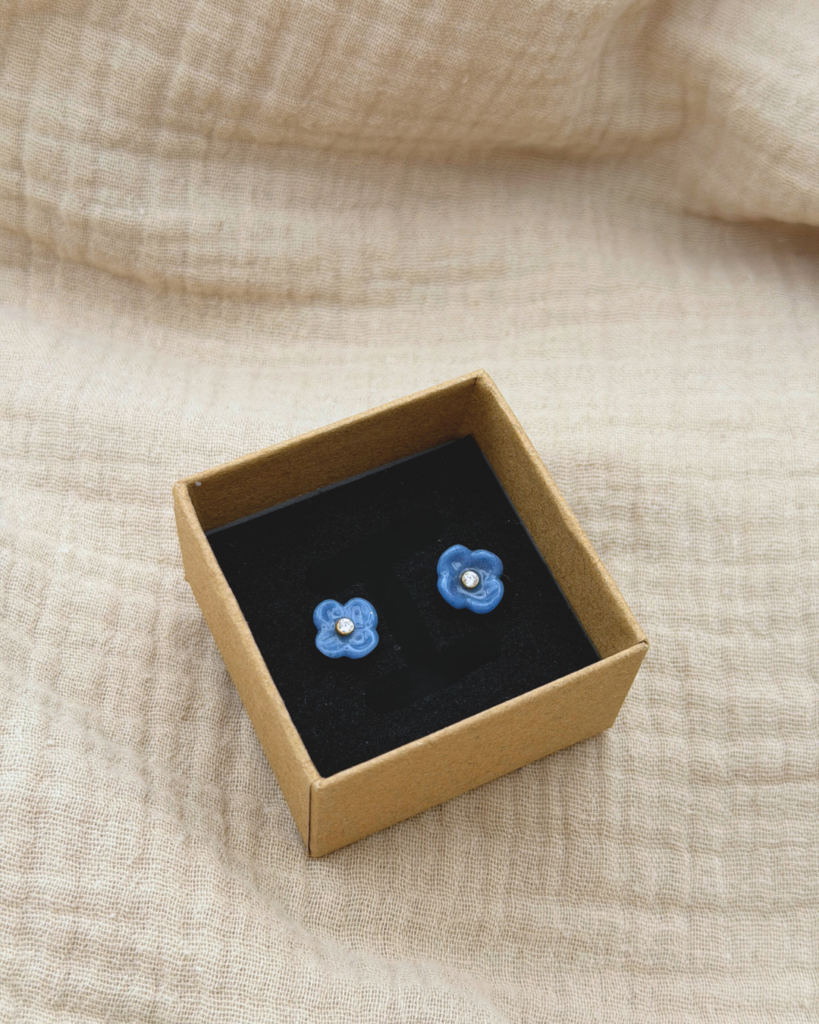 boucle d oreilles fleur de waide bijoux