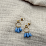 boucle d oreilles puce goutte waide