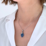 collier feuilles de waide argente