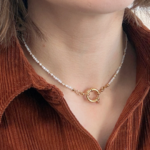 collier ras de cou nacre