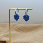 creoles feuilles waide martelees argente