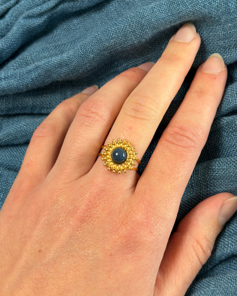 bague isatis tincotira doree