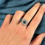 bague isatis tinctoria argente