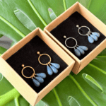 boucles d oreilles goute waide dore argente