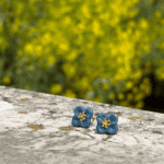 boucles d oreilles fleurs de waide isatis tinctoria