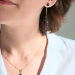 collier bleu or waide