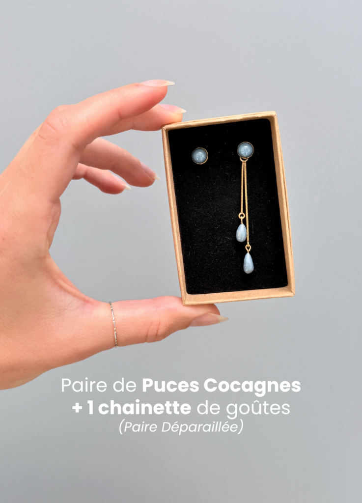 paire de puce boule de cocagne waide deparaillees